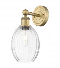 Innovations Lighting 616-1W-BB-G459-6CL - Preston Bulb - 1 Light - 6 inch - Brushed Brass - Sconce