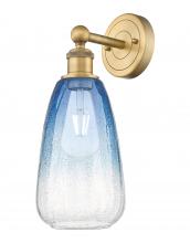 Innovations Lighting 616-1W-BB-G480-6SB - Brookhaven Almond - 1 Light - 6 inch - Brushed Brass - Sconce