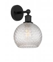 Innovations Lighting 616-1W-BK-G122C-8CL - Athens - 1 Light - 8 inch - Matte Black - Sconce