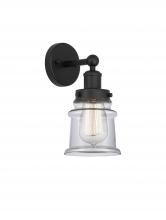 Innovations Lighting 616-1W-BK-G182S - Canton - 1 Light - 5 inch - Matte Black - Sconce