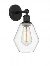 Innovations Lighting 616-1W-BK-G652-6 - Cindyrella - 1 Light - 6 inch - Matte Black - Sconce