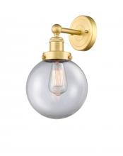 Innovations Lighting 616-1W-SG-G202-8 - Beacon - 1 Light - 8 inch - Satin Gold - Sconce