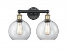 Innovations Lighting 616-2W-BAB-G122-8 - Athens - 2 Light - 17 inch - Black Antique Brass - Bath Vanity Light