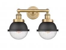 Innovations Lighting 616-2W-BB-HFS-64-BK - Edison - 2 Light - 16 inch - Brushed Brass - Bath Vanity Light
