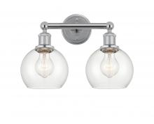 Innovations Lighting 616-2W-PC-G122-6 - Athens - 2 Light - 15 inch - Polished Chrome - Bath Vanity Light