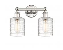 Innovations Lighting 616-2W-PN-G1113 - Cobbleskill - 2 Light - 14 inch - Polished Nickel - Bath Vanity Light