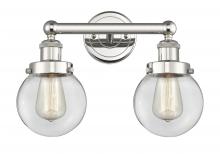 Innovations Lighting 616-2W-PN-G202-6 - Beacon - 2 Light - 15 inch - Polished Nickel - Bath Vanity Light