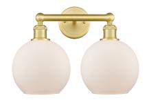 Innovations Lighting 616-2W-SG-G121-8 - Athens - 2 Light - 17 inch - Satin Gold - Bath Vanity Light