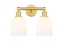 Innovations Lighting 616-2W-SG-G558-6GWH - Bella - 2 Light - 15 inch - Satin Gold - Bath Vanity Light