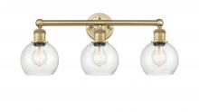 Innovations Lighting 616-3W-BB-G124-6 - Athens - 3 Light - 24 inch - Brushed Brass - Bath Vanity Light