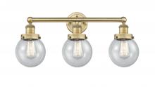 Innovations Lighting 616-3W-BB-G204-6 - Beacon - 3 Light - 24 inch - Brushed Brass - Bath Vanity Light