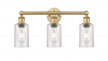 Innovations Lighting 616-3W-BB-G804 - Clymer - 3 Light - 22 inch - Brushed Brass - Bath Vanity Light