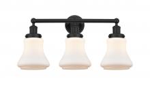 Innovations Lighting 616-3W-BK-G191 - Bellmont - 3 Light - 24 inch - Matte Black - Bath Vanity Light