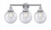 Innovations Lighting 616-3W-PC-G204-8 - Beacon - 3 Light - 26 inch - Polished Chrome - Bath Vanity Light