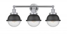 Innovations Lighting 616-3W-PC-HFS-64-BK - Edison - 3 Light - 25 inch - Polished Chrome - Bath Vanity Light