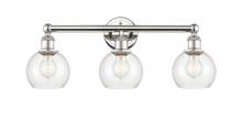 Innovations Lighting 616-3W-PN-G122-6 - Athens - 3 Light - 24 inch - Polished Nickel - Bath Vanity Light