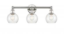 Innovations Lighting 616-3W-PN-G124-6 - Athens - 3 Light - 24 inch - Polished Nickel - Bath Vanity Light