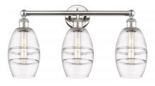 Innovations Lighting 616-3W-PN-G557-6CL - Vaz - 3 Light - 24 inch - Polished Nickel - Bath Vanity Light