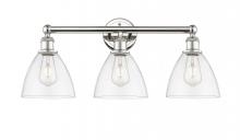 Innovations Lighting 616-3W-PN-GBD-752 - Bristol - 3 Light - 26 inch - Polished Nickel - Bath Vanity Light