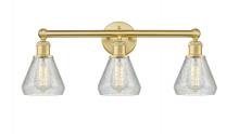 Innovations Lighting 616-3W-SG-G275 - Conesus - 3 Light - 24 inch - Satin Gold - Bath Vanity Light