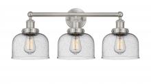 Innovations Lighting 616-3W-SN-G74 - Bell - 3 Light - 26 inch - Brushed Satin Nickel - Bath Vanity Light