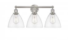 Innovations Lighting 616-3W-SN-GBD-752 - Bristol - 3 Light - 26 inch - Brushed Satin Nickel - Bath Vanity Light