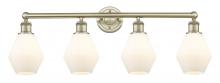 Innovations Lighting 616-4W-AB-G651-6 - Cindyrella - 4 Light - 33 inch - Antique Brass - Bath Vanity Light