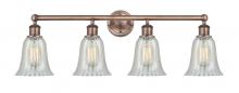 Innovations Lighting 616-4W-AC-G2811 - Hanover - 4 Light - 33 inch - Antique Copper - Bath Vanity Light