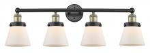 Innovations Lighting 616-4W-BAB-G61 - Cone - 4 Light - 33 inch - Black Antique Brass - Bath Vanity Light