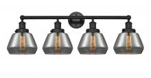 Innovations Lighting 616-4W-BK-G173 - Fulton - 4 Light - 34 inch - Matte Black - Bath Vanity Light