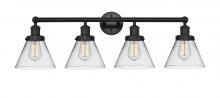 Innovations Lighting 616-4W-BK-G42 - Cone - 4 Light - 35 inch - Matte Black - Bath Vanity Light