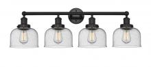 Innovations Lighting 616-4W-BK-G74 - Bell - 4 Light - 35 inch - Matte Black - Bath Vanity Light