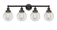 Innovations Lighting 616-4W-OB-G202-6 - Beacon - 4 Light - 33 inch - Oil Rubbed Bronze - Bath Vanity Light