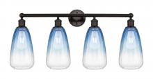 Innovations Lighting 616-4W-OB-G480-6SB - Brookhaven Almond - 4 Light - 33 inch - Oil Rubbed Bronze - Bath Vanity Light