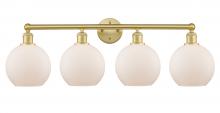 Innovations Lighting 616-4W-SG-G121-8 - Athens - 4 Light - 35 inch - Satin Gold - Bath Vanity Light