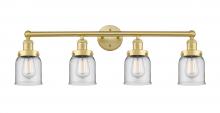 Innovations Lighting 616-4W-SG-G52 - Bell - 4 Light - 32 inch - Satin Gold - Bath Vanity Light