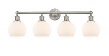 Innovations Lighting 616-4W-SN-G121-6 - Athens - 4 Light - 33 inch - Brushed Satin Nickel - Bath Vanity Light