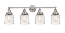 Innovations Lighting 616-4W-SN-G513 - Bell - 4 Light - 32 inch - Brushed Satin Nickel - Bath Vanity Light