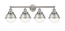 Innovations Lighting 616-4W-SN-HFS-62-SN - Hampden - 4 Light - 34 inch - Brushed Satin Nickel - Bath Vanity Light