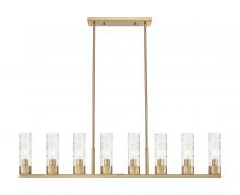 Innovations Lighting 617-8I-BB-G617-8DE - Boreas - 8 Light - 48 inch - Brushed Brass - Linear Pendant
