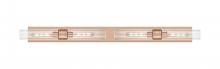 Innovations Lighting 617L-4W-AC-G617-11SDY - Boreas - 4 Light - 51 inch - Antique Copper - Bath Vanity Light