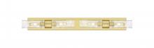 Innovations Lighting 617S-4W-SG-G617-8DE - Boreas - 4 Light - 39 inch - Satin Gold - Bath Vanity Light