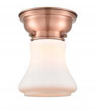 Innovations Lighting 623-1F-AC-G191 - Bellmont - 1 Light - 6 inch - Antique Copper - Flush Mount