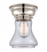 Innovations Lighting 623-1F-PN-G192 - Bellmont - 1 Light - 6 inch - Polished Nickel - Flush Mount