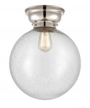 Innovations Lighting 623-1F-PN-G204-12 - Beacon - 1 Light - 12 inch - Polished Nickel - Flush Mount