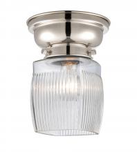 Innovations Lighting 623-1F-PN-G302 - Colton - 1 Light - 6 inch - Polished Nickel - Flush Mount