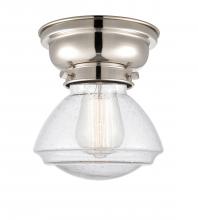 Innovations Lighting 623-1F-PN-G324 - Olean - 1 Light - 7 inch - Polished Nickel - Flush Mount