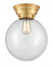 Innovations Lighting 623-1F-SG-G202-10 - Beacon - 1 Light - 10 inch - Satin Gold - Flush Mount