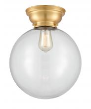 Innovations Lighting 623-1F-SG-G202-12 - Beacon - 1 Light - 12 inch - Satin Gold - Flush Mount