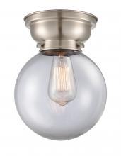 Innovations Lighting 623-1F-SN-G202-8 - Beacon - 1 Light - 8 inch - Brushed Satin Nickel - Flush Mount